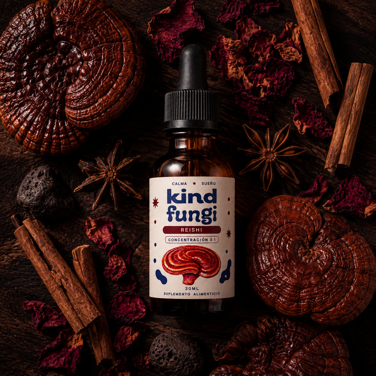 Kind Fungi — Aceite de Reishi