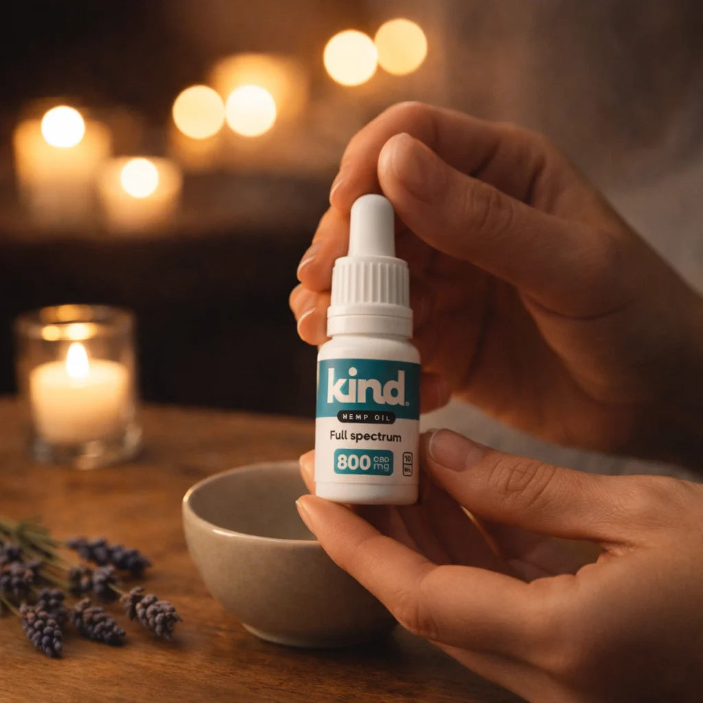 Aceite de Cáñamo 8% – Para Ansiedad, Relajación y Sueño Profundo