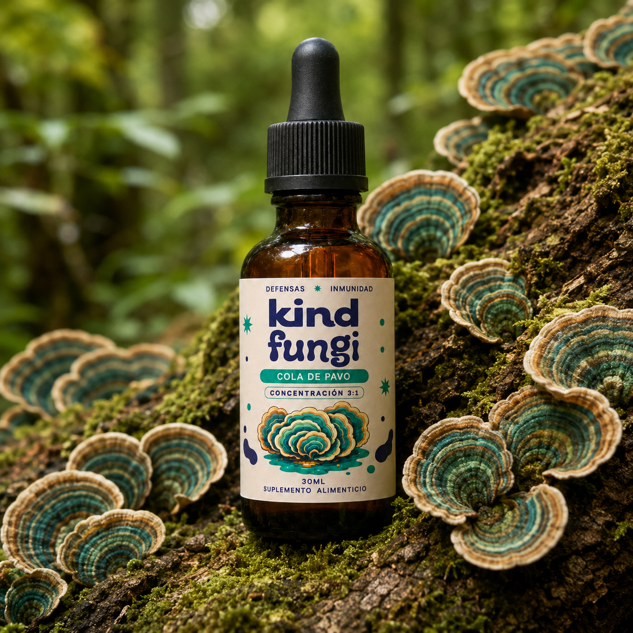 Kind Fungi — Aceite de Cola de Pavo