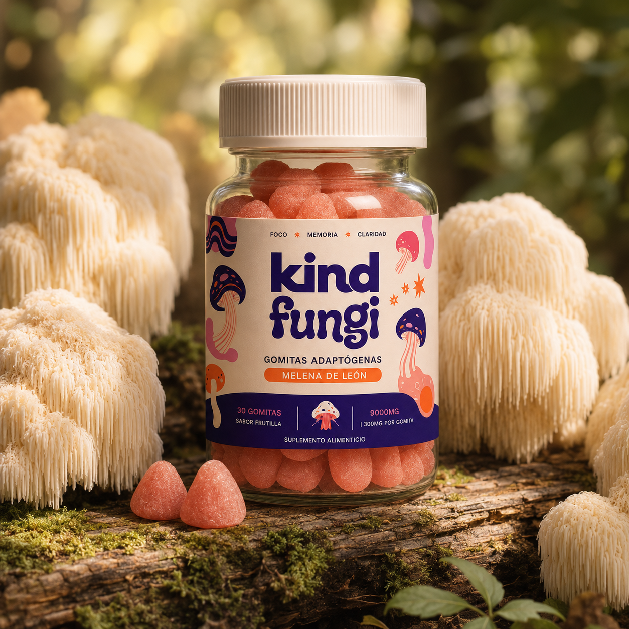Kind Fungi — Gomitas de Melena de León