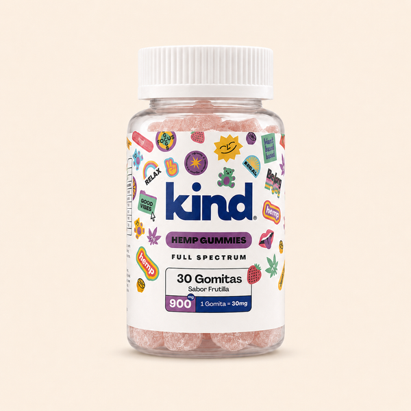 Kind Hemp Gummies Frutilla 🍓 — 900mg Full Spectrum